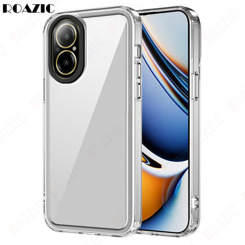 เคสโทรศัพท์มือถือ อะคริลิคแข็ง แบบใส กันกระแทก สําหรับ Realme C67 GT0-1