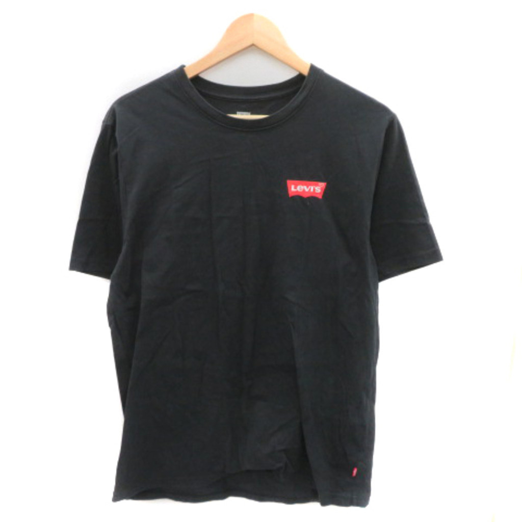 Levi's T-shirt Cut &amp; Sewn Short Sleeve Round Neck S Multicolor Black Direct from Japan Secondhand