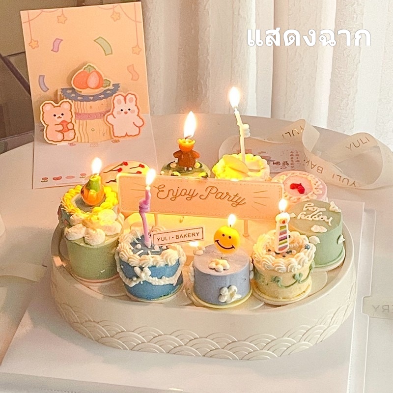 แป้นหมุนเค้ก ถาดหมุนได้ พร้อมดนตรี ถาดน้ำแข็ง ถาดหมุน 360° อัตโนมัติ วันเกิด ชั้นวางเ - รูปที่ 2