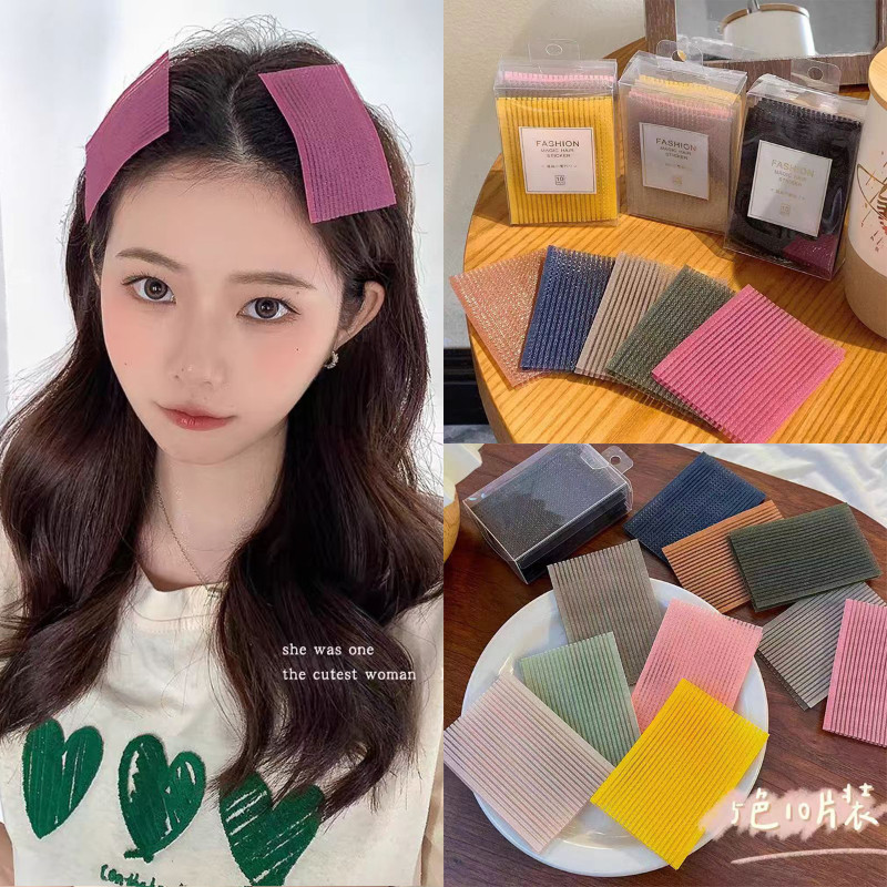 ชุดสติกเกอร์ติดผม แฟชั่นสไตล์เกาหลี สําหรับผู้หญิง 10 ชิ้น