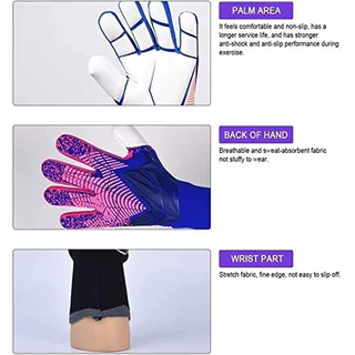ถุงมือผู้รักษาประตู สปีคสูงรองรับด้ามจับลูกบอลแน่นฟุตบอลโซคซี Soccer Goalkeeper Gloves Football ถุงมือประตูฟุตบอล ถุงมือโกล keepersport