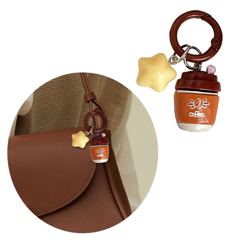 Crush Fashion Star Key Holder สําหรับกระเป๋าและกุญแจตกแต่ง Star พวงกุญแจจี้