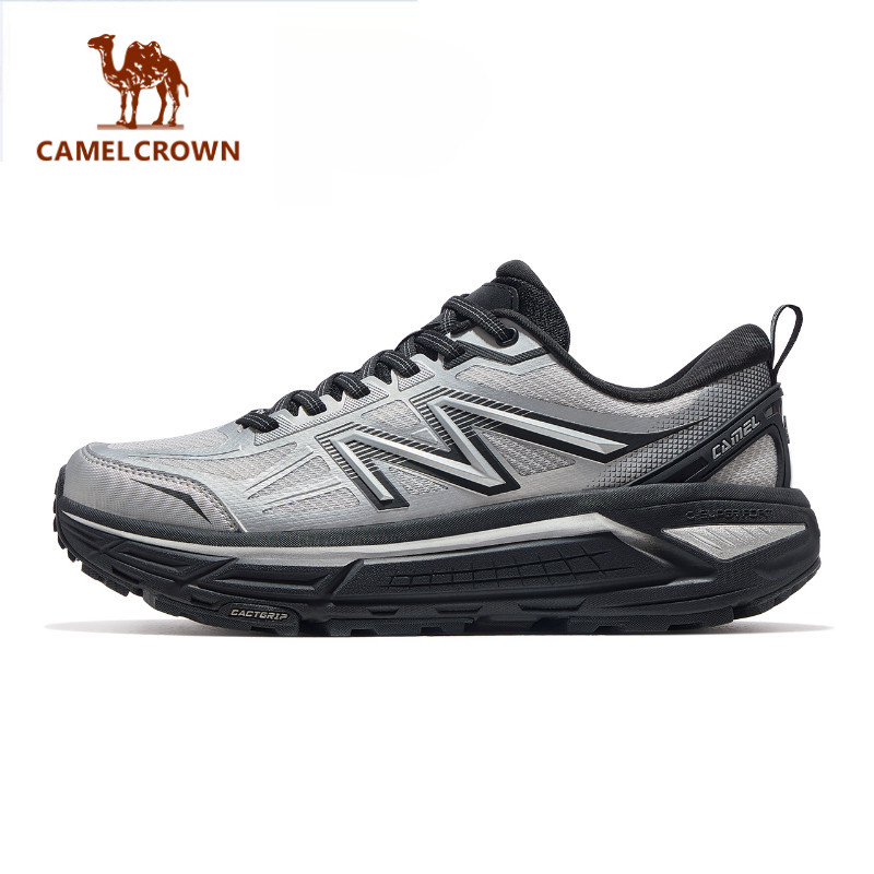 CAMEL CROWN【Wind Speed 2】รองเท้าวิ่งกันลื่นสําหรับผู้ชายรองเท้าผ้าใบกีฬาลําลองกล