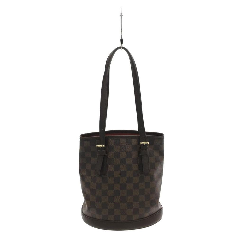 LOUIS VUITTON Handbag Malle Bucket Bag Damier Leather Brown Monogram N42240 Direct from Japan Second