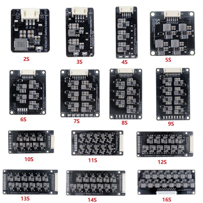 1.2A Balance Li-ion Lifepo4 แบตเตอรี่ Active Equalizer Balancer Energy Transfer BMS 2S 3S 4S 5S 6S 7