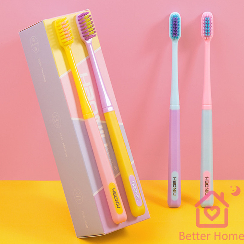 Better แปรงสีฟัน สีพาสเทล สไตล์ญี่ปุ่น สวย น่ารัก น่าใช้  พร้อมส่ง ราคาต่อ ชิ้น  Ice cream toothbrush