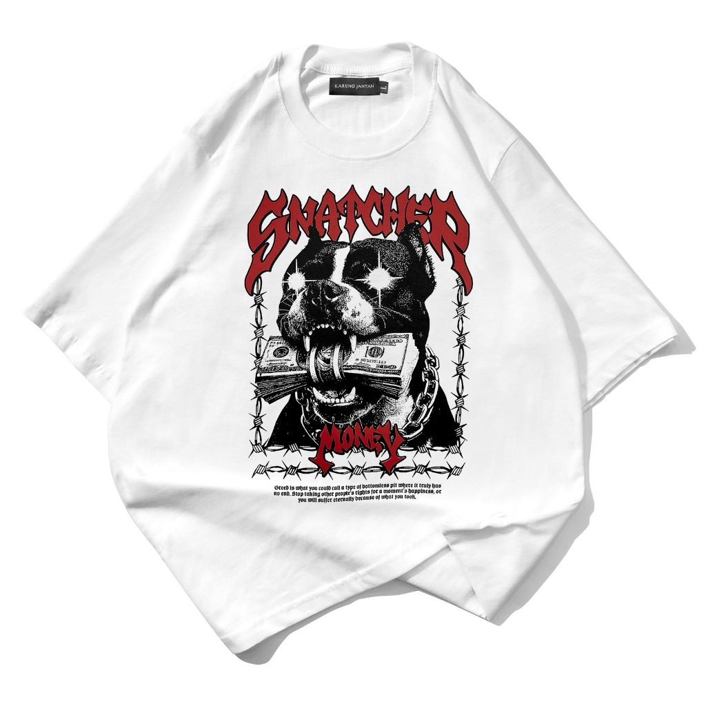 เสื้อยืด / OVERSIZED MENS DISTRO OVERSIZE T-SHIRT / OVERSIZED SHORT-SLEEVED T-SHIRT