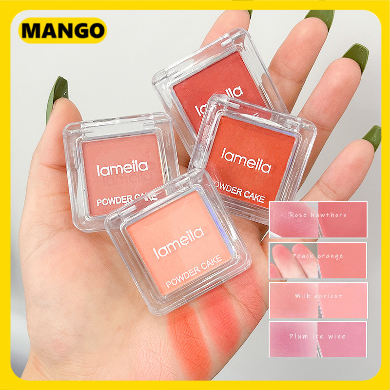 LAMEILA 5183 บลัชออนปัดแก้ม บลัชออนชมพูพีช บลัชออนเนื้อแมท เนื้อฝุ่น ส้มพีช สีสวย เนื้อละเอียด เกลี่ยง่าย กันน้ำ ติดทน
