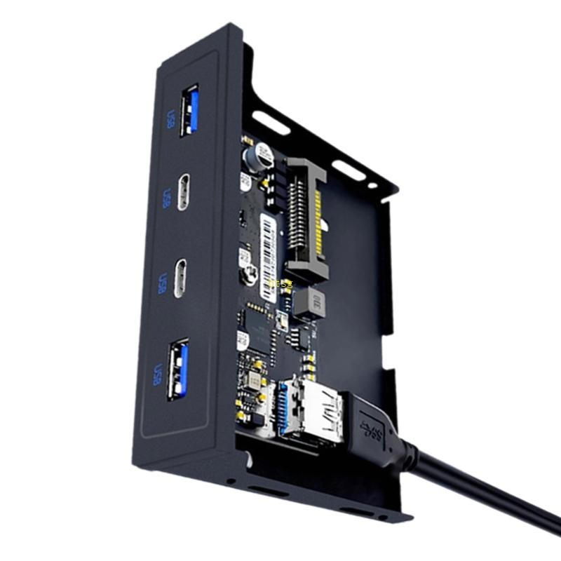 Bt 19 20Pin USB แผงด้านหน้าความเร็วอย่างรวดเร็วสําหรับเดสก์ท็อป PC 3 5 นิ้ว Floppy Drive Bay