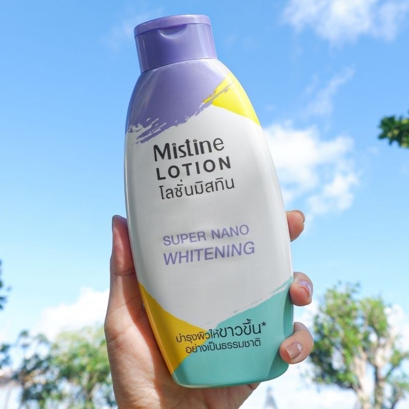 ของแท้ MISTINE SUPER NANO WHITENING LOTION 250 ML. พร้อส่ง