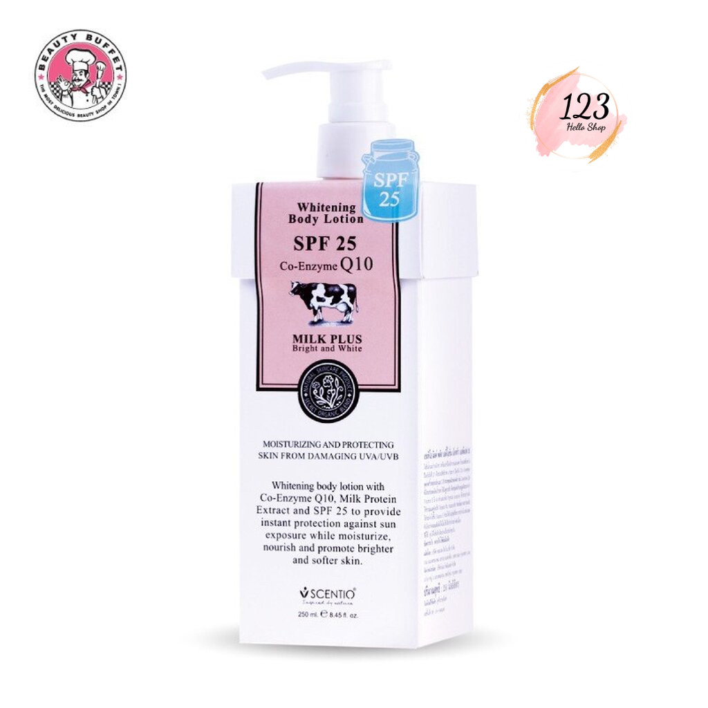 Beauty Buffet Scentio Milk Plus Body Lotion Extra SPF 25 โลชั่นกันแดด ✨