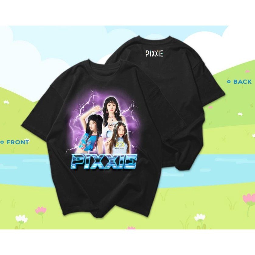 แฟชั่นใหม่ไทยเกิร์ลกรุ๊ปยอดนิยม Pixxie รวมเสื้อยืดสาวเสื้อยืด เสื้อพิมพ์ลาย