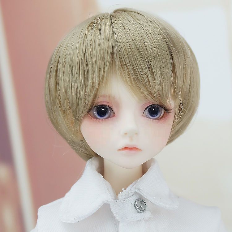 Bjd/sd วิกผมไฟเบอร์ อุณหภูมิสูง สําหรับตุ๊กตา 1/4