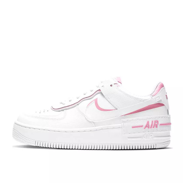 Nike Air Force 1 Shadow"White/Pink" CI0919-102 รองเท้าผ้าใบ รองเท้า การเคลื่อนไหว
