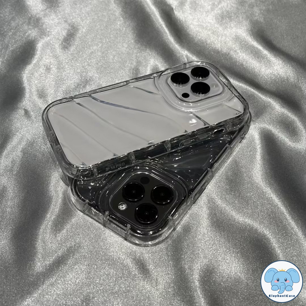เคสหรูสีลูกกวาด iPhone 11 15 13 14 12 Pro Max 7 8 6 6s Plus XR X XS Max ใหม่ 3D Stereo Corrugation ฝาครอบกันกระแทก