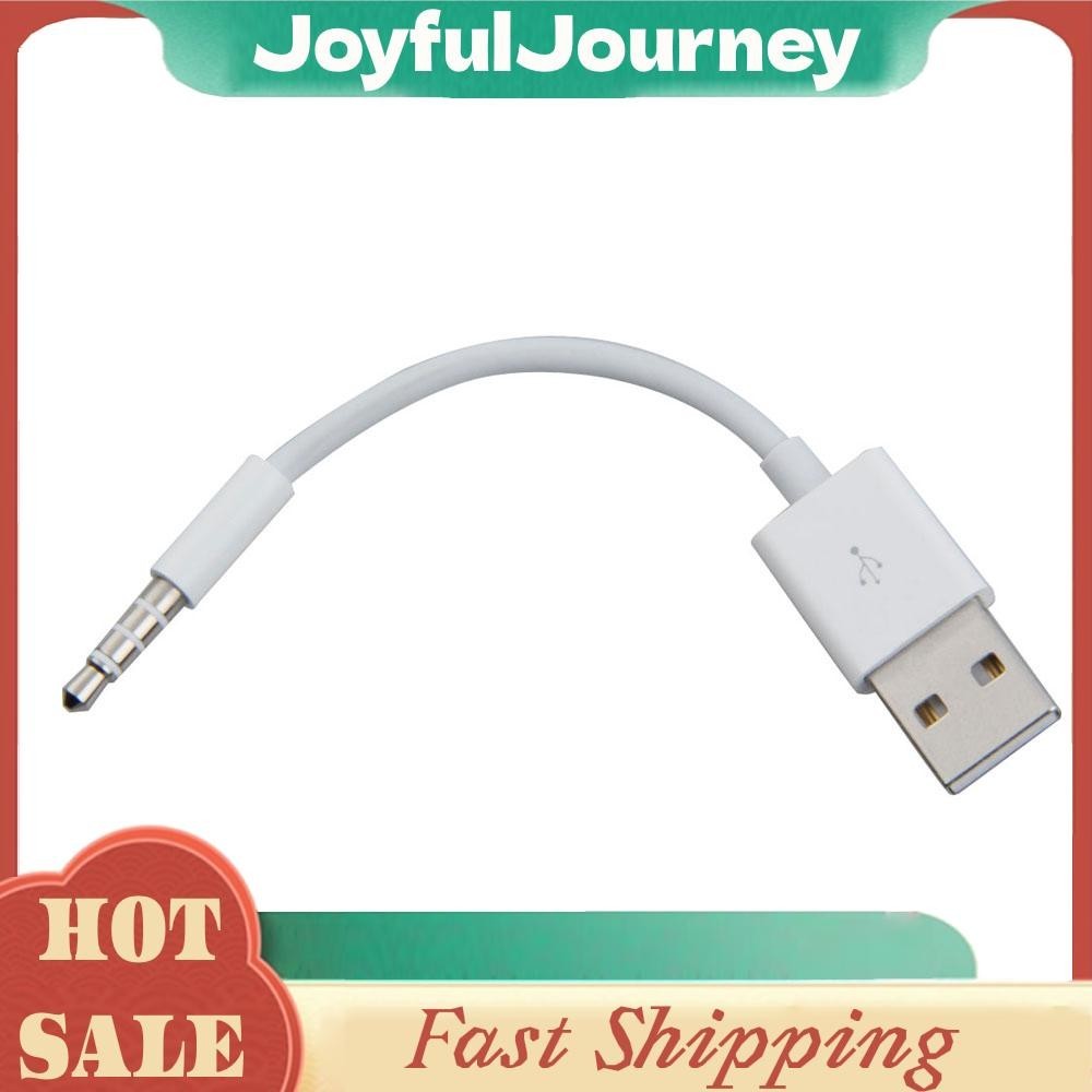 สายชาร์จ USB 3.5 มม. ซิงค์เสียง สําหรับ iPod Shuffle 3rd 4th Gen
