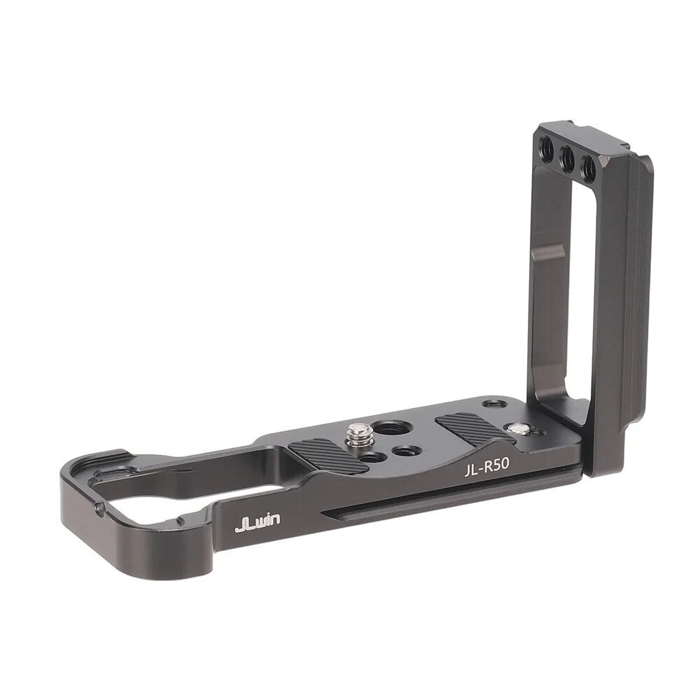 Metal L-Bracket for Canon EOS R50 Vlogging Tripod Kit L Plate Holder Hand Grip Tripod Mount Plate Ph