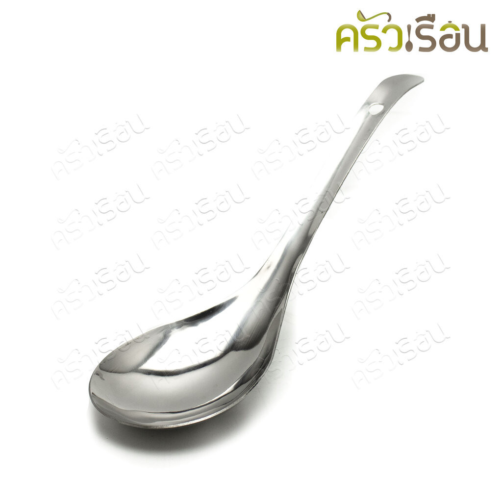 CPK ทัพพี ใหญ่ สเตนเลส หนา 7.5 x 25.5 ซม. ทัพพีตักข้าว ที่ตักอาหาร