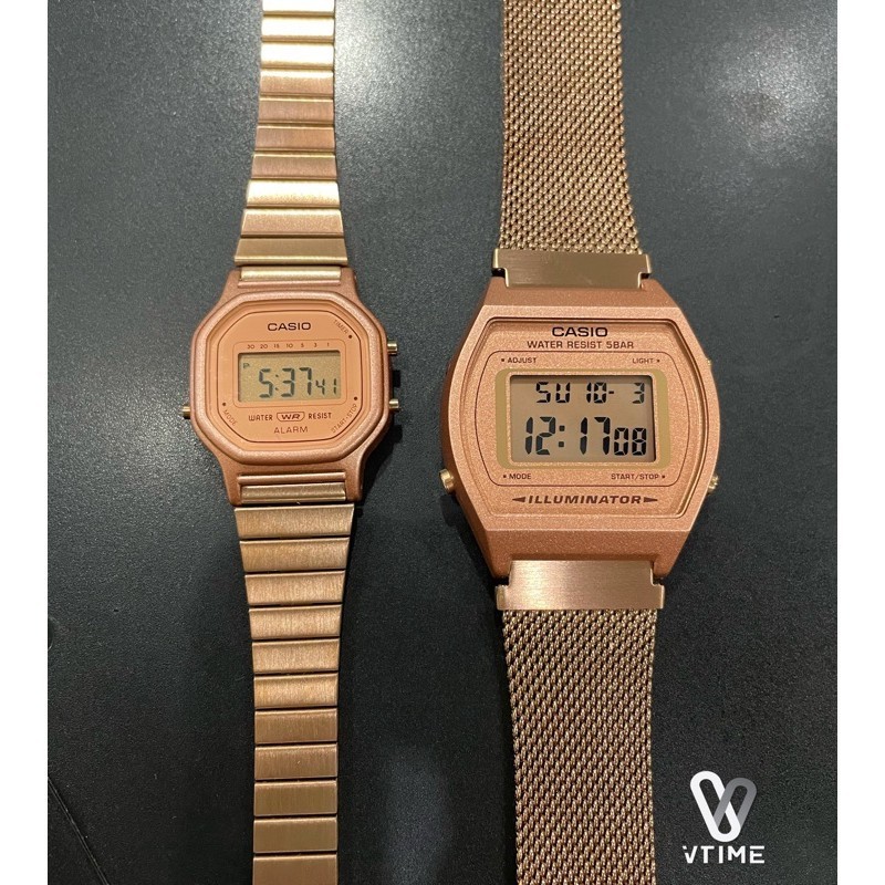 นาฬิกาแฟชั่นเกาหลี นาฬิกาข้อมือ CASIO DIGITAL รุ่น B640WMR-5A//LA-11WR-5A