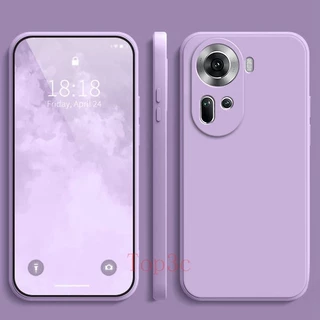 เคส OPPO Reno 11 5G 11 Pro 5G 8 5G 8z 5G 7Z 5G 8T 5G 7 10 Pro 5G เคสโทรศัพท์มือถือ ซิลิโคน กันกระแทก สีพื้น สําหรับ YT