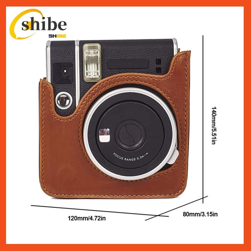 [shibell01.th] เคสกระเป๋าใส่กล้อง หนัง PU กันรอยขีดข่วน สําหรับ Instax Mini 40
