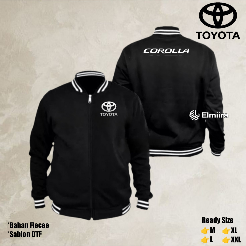เสื้อแจ็คเก็ต Toyota Corolla Varsity Custom Varsity Jacket