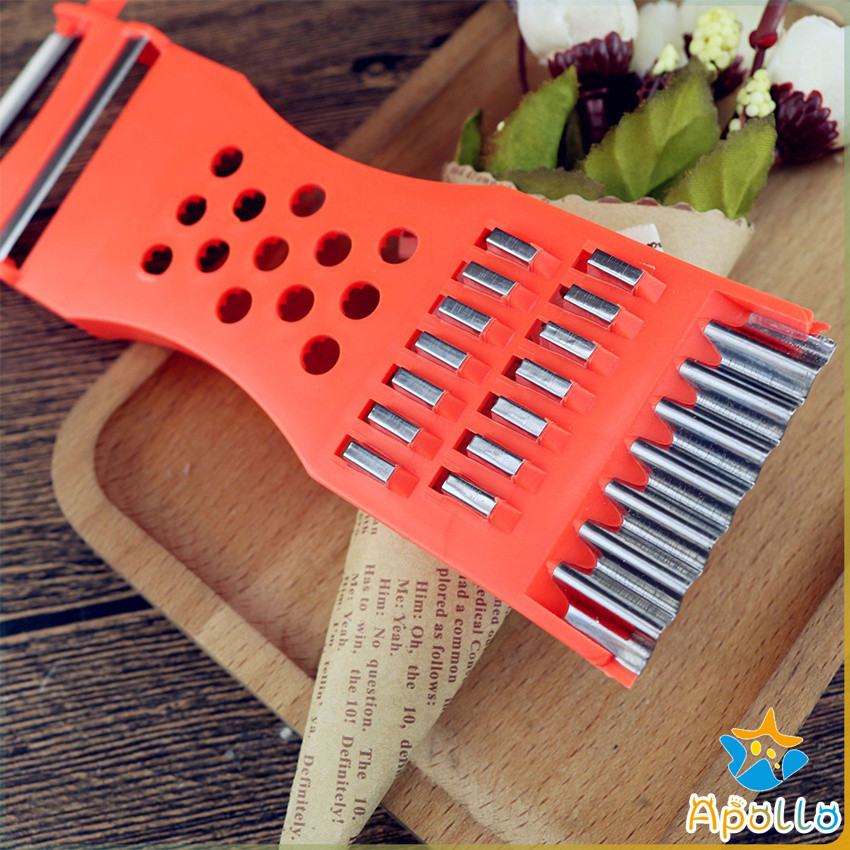 Apollo ที่ขูดมะละกอ แบบหนา มีดปอกผลไม้ 5in1 พร้อมส่ง veggie chopper