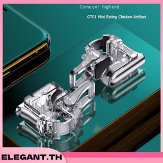 Gt01 1 คู่ PUBG ทริกเกอร์มือถือ Grip Gamepad ปุ่มไฟโทรศัพท์ค…