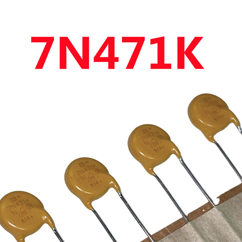 ชิปแรงดันไฟฟ้า 7N471K JVR07S471K 7N471 7D471 470V 7 มม. 10 ชิ้น
