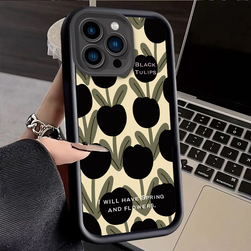ปลอกซิลิโคนสําหรับ Huawei P50 P40 P30 Nova 10 9 7 SE 5T Y70 Y7a Y9s Y9 Prime Honor 90 50 Mate 40 30 20 Magic 5 Pro Insสไตล์แฟชั่นดอกไม้นุ่มคลุมทั้งหมด | Wlk 028