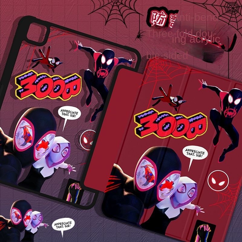iPad 10th การ์ตูนน่ารัก Dark Spider Man สําหรับ iPad gen9 รูปที่ 2