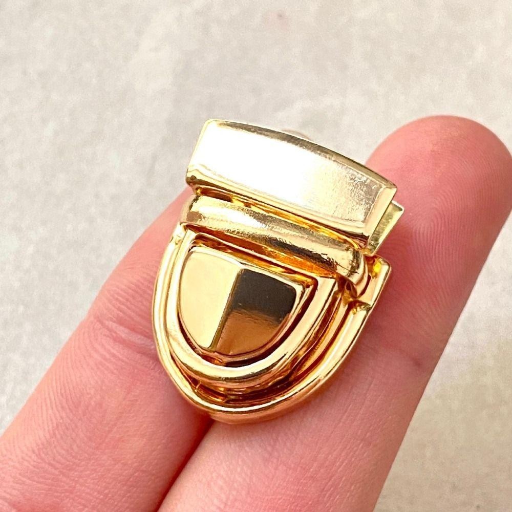 สีดํา5ชิ้นโลหะล็อคกระเป๋าจับมือ,เหล็กกระเป๋าสตางค์ยึดจับหัวเข็มขัด,ทนทานฮาร์ดแวร์ทําเองหัตถกรรมกระเป๋าอุปกรณ์เสริมกระเป๋า - รูปที่ 6