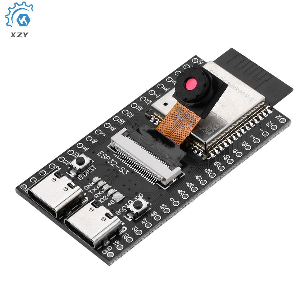 Esp32-s3 WROOM โมดูลบอร์ดพัฒนากล้อง WiFi บลูทูธ ESP32-S3-WROOM-1 N16R8 อินเตอร์เฟซ TYPE-C คู่