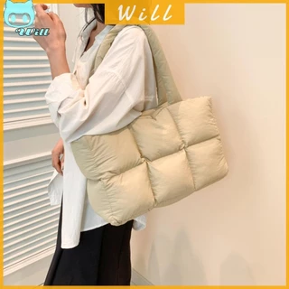 【จัดส่งในพื้นที่】กระเป๋าถือ กระเป๋าสะพายไหล่ ขนาดใหญ่ จุของได้เยอะ ทรงโท้ท ลายก้อนเมฆ สําหรับสตรี