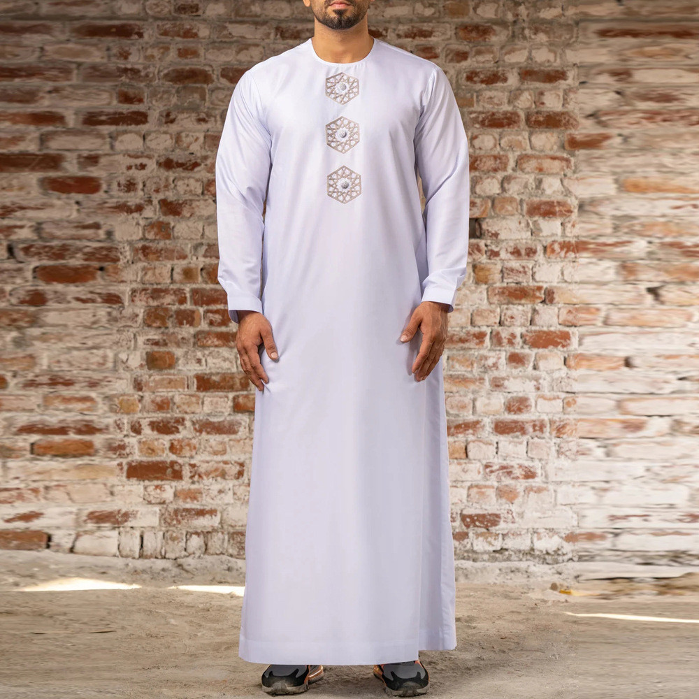 เสื้อคลุมแขนยาว ปักลาย สไตล์อาหรับ ชาวมุสลิม -3 2024