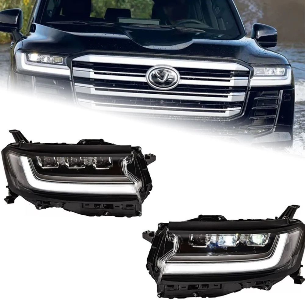 Car Styling for Toyota Land Cruiser LC300 Headlights 2022-2023 LC300 LED Headlight DRL LED Projector
