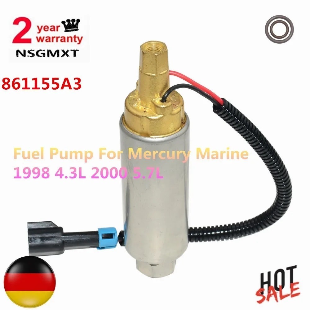 QP03 New Low pressure pump Fuel Pump 861155A3 for Mercury Mercruiser 4.3 5.0 5.7 V6 V8 61155A3 93543