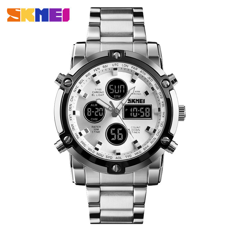 Skmei 1389 นาฬิกาข้อมือควอทซ์ดิจิตอล กันน้ํา สําหรับผู้ชาย 1032 Reloj Masculino