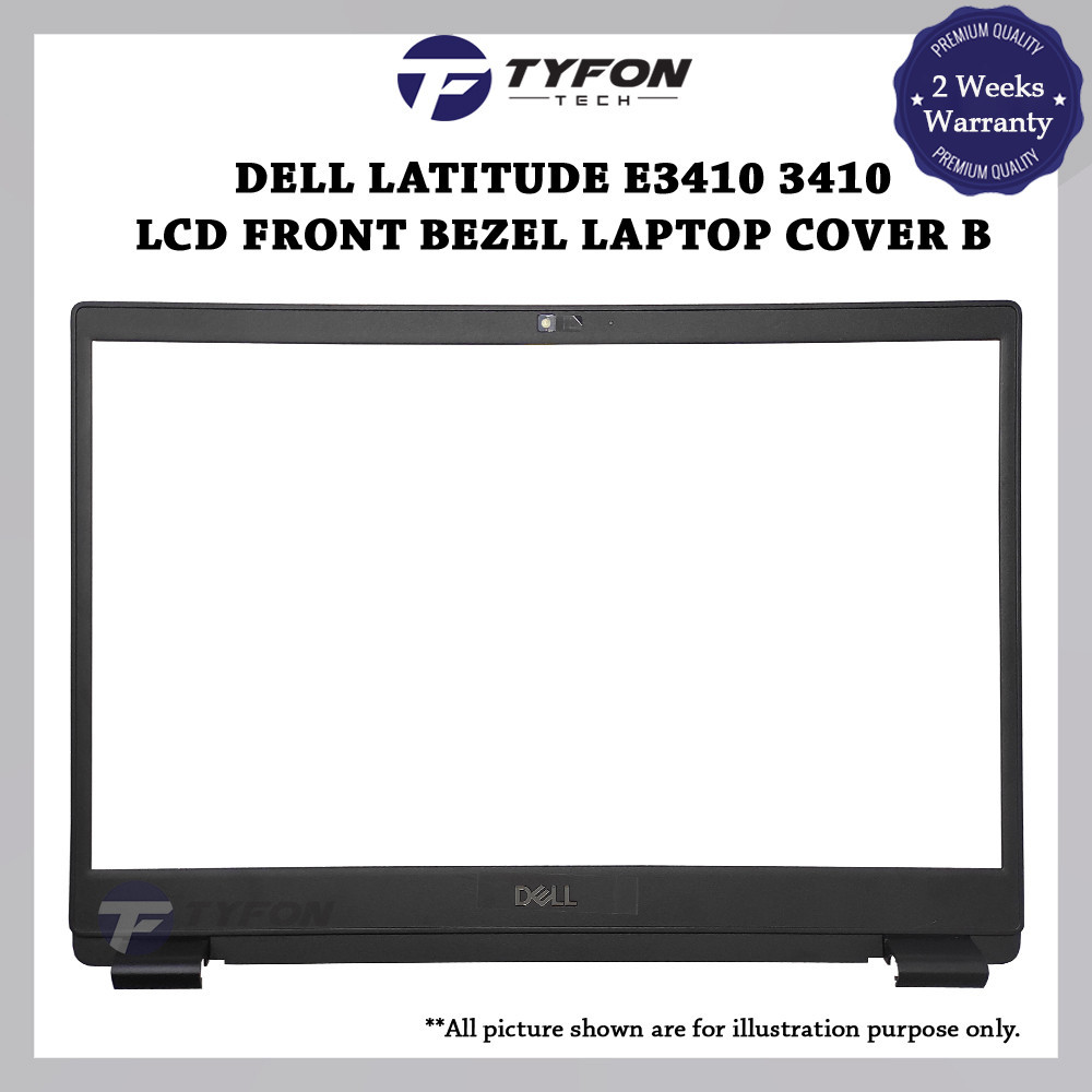 Dell Latitude E3410 3410 14 "LCD ด้านหน้าฝาครอบ Bezel พลาสติกเว็บแคมหน้าต่างแล็ปท็อป B 0HX1C3 HX1C3