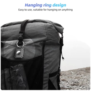 สําหรับ Air-Tag Locator ซิลิโคนนุ่ม ฝาครอบป้องกัน กันน้ํา ป้องกันการสูญหาย ป้องกันรอยขีดข่วน TPU เคส พร้อมพวงกุญแจ อุปกรณ์เสริม