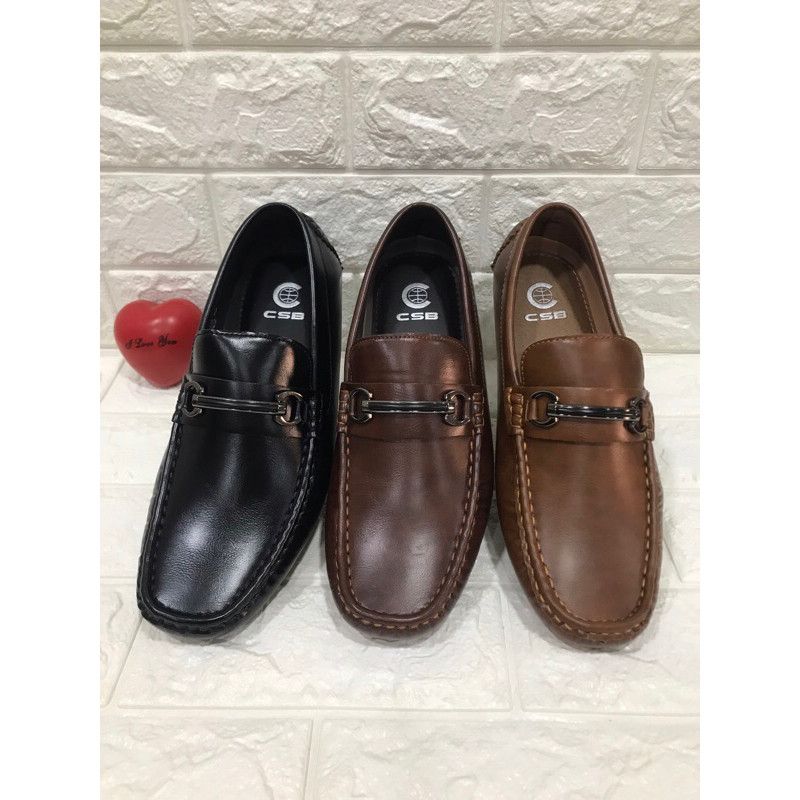 รองเท้าหนัง รองเท้าหนังผู้ชายCM204📌เท้าอวบบวก1ไซส์