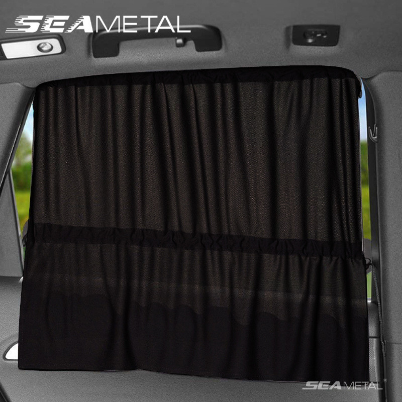Seametal ม่านบังแดดรถยนต์ ด้านข้าง หน้าต่าง ความเป็นส่วนตัว ม่านบังแดด ฉนวนกันความร้อน ถ้วยดูด ม่านรถ ภายในรถ ฉนวนกันความร้อน