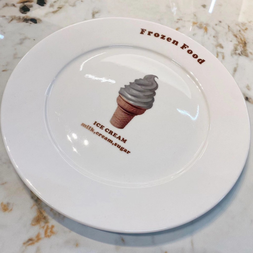 จานเซรามิค 8 นิ้ว/วัสดุเซรามิค/ขนาด 8 นิ้ว/4 แบบ/จานผลไม้/ - รูปที่ 6