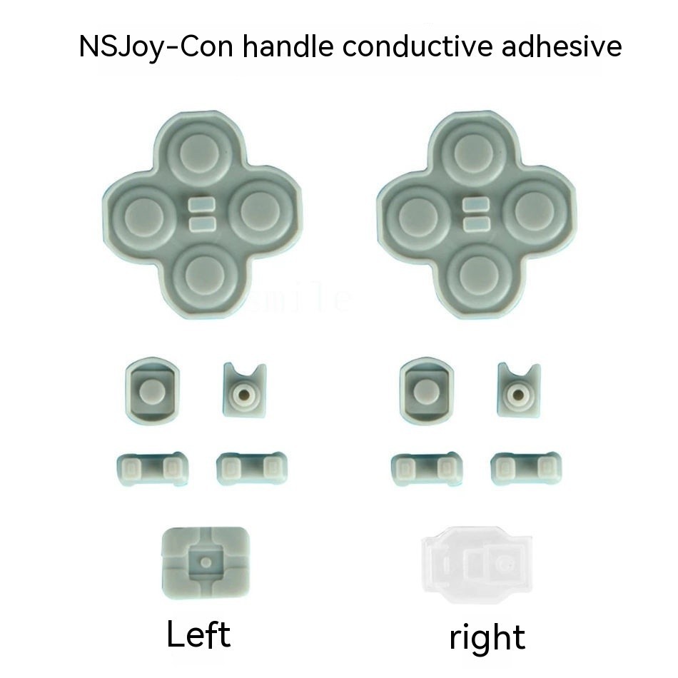 Nintendo Joy-Con ซ ้ ายขวาปุ ่ มกาวปุ ่ ม Rebound ยาง Pad Joy-Con Con Con Conductive ยางอุปกรณ ์ เสริม