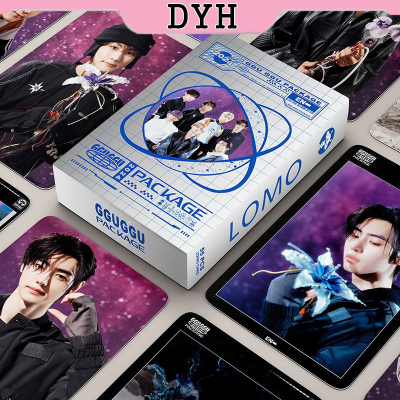 55 ชิ้น/กล่อง ENHYPEN Photocards 2024 GGU GGU แพคเกจอัลบั้ม KPOP LOMO การ์ดคอลเลกชัน