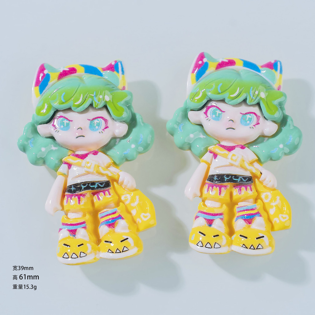 [17 #] จี้เรซิ่น รูปหมู Dora Cross-Dressing สําหรับตกแต่งเคสโทรศัพท์มือถือ รองเท้า diy ZQ