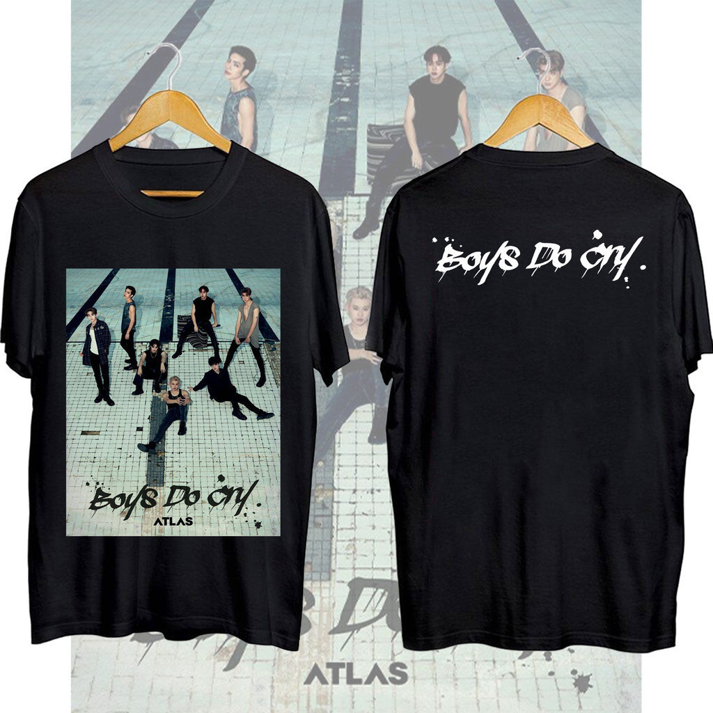 ATLAS แอทลาส Boys Do Cry เสื้อยืดแฟนบอยกรุ๊ปไทย ผ้าระบายอากาศ S-5XL Unisex