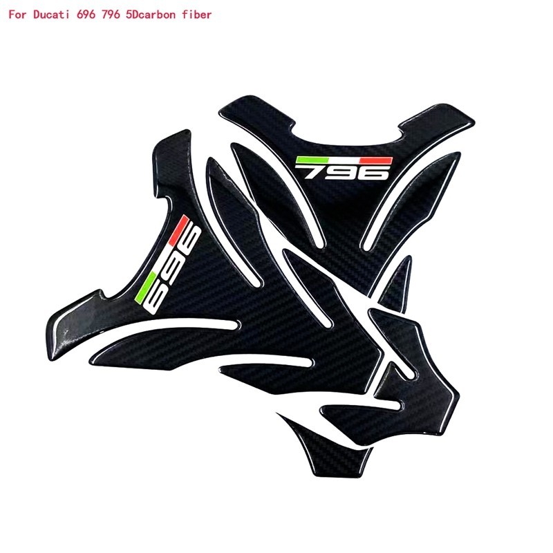 ขายดี สติกเกอร์คาร์บอนไฟเบอร์ ป้องกันรอยขีดข่วน สําหรับติดตกแต่งถังน้ํามันรถจักรยานยนต์ Ducati Monster Monster 696 796