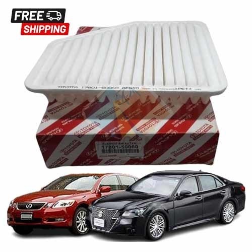 TOYOTA CROWN ATHLETE/ MAJESTA, SOARER, LEXUS GS300 GRS190/ SC430/GS450H/GS430 AIR FILTER (17801-5006
