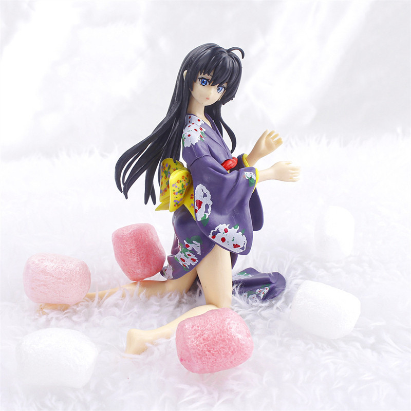โมเดลฟิกเกอร์ PVC อนิเมะ My Teen Romantic Comedy Figure Yukinoshita Yukino Kimono ขนาด 12 ซม. ของเล่นสําหรับเด็ก ของที่ระลึก